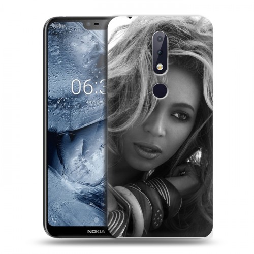 Дизайнерский пластиковый чехол для Nokia 6.1 Plus Бейонсе