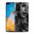 Дизайнерский силиконовый с усиленными углами чехол для Huawei P40 Бейонсе