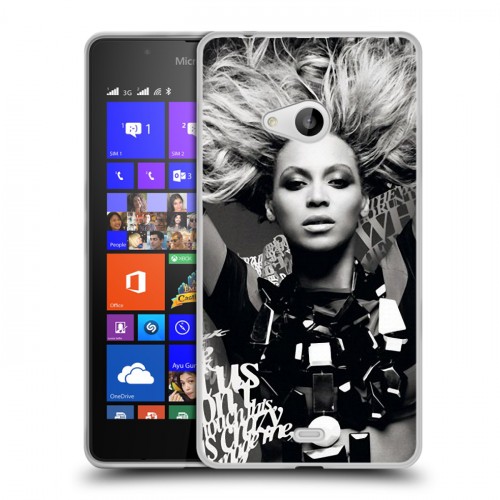 Дизайнерский пластиковый чехол для Microsoft Lumia 540 Бейонсе