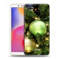 Дизайнерский пластиковый чехол для Xiaomi RedMi 6A Новогодние шары