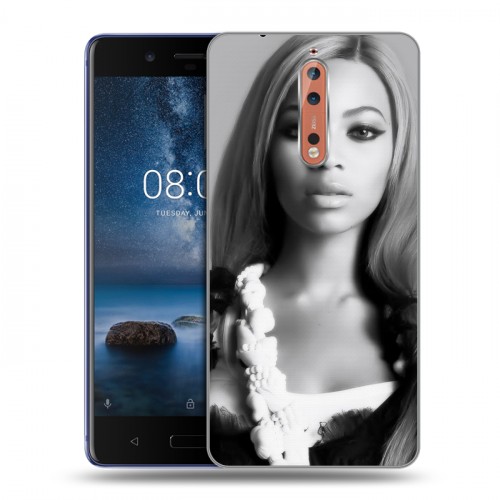 Дизайнерский пластиковый чехол для Nokia 8 Бейонсе