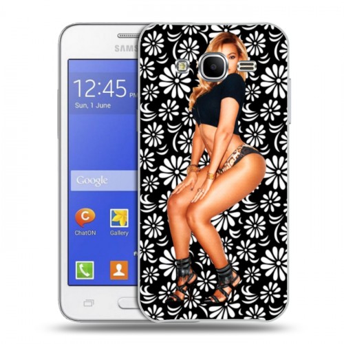 Дизайнерский пластиковый чехол для Samsung Galaxy J7 Бейонсе