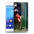 Дизайнерский пластиковый чехол для Sony Xperia Z3+ Бейонсе