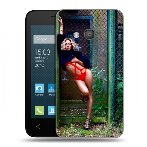 Дизайнерский силиконовый чехол для Alcatel One Touch Pixi 4 (4) Бейонсе