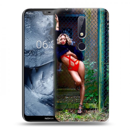 Дизайнерский силиконовый чехол для Nokia 6.1 Plus Бейонсе