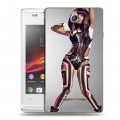 Дизайнерский пластиковый чехол для Sony Xperia E Ники Минаж