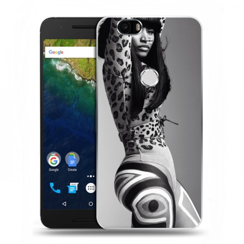 Дизайнерский силиконовый чехол для Google Huawei Nexus 6P Ники Минаж