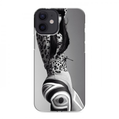 Дизайнерский силиконовый с усиленными углами чехол для Iphone 12 Mini Ники Минаж