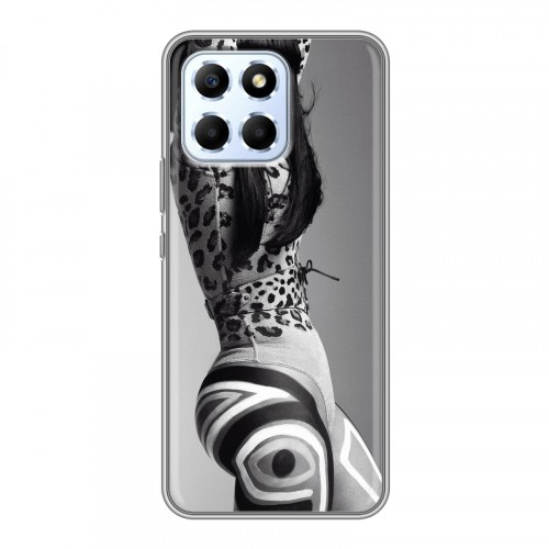 Дизайнерский силиконовый с усиленными углами чехол для Huawei Honor X6 Ники Минаж