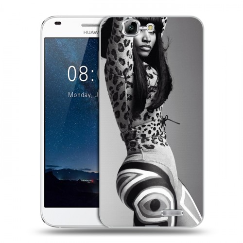 Дизайнерский силиконовый чехол для Huawei Ascend G7 Ники Минаж