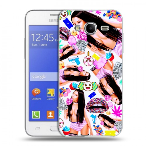 Дизайнерский пластиковый чехол для Samsung Galaxy J7 Ники Минаж