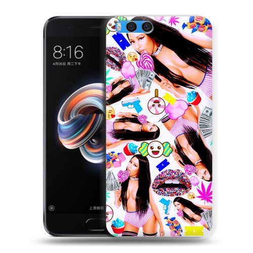 Дизайнерский силиконовый чехол для Xiaomi Mi Note 3 Ники Минаж