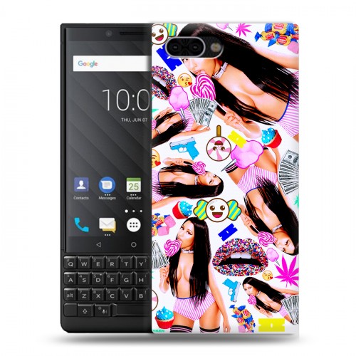 Дизайнерский пластиковый чехол для BlackBerry KEY2 Ники Минаж