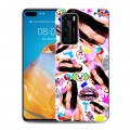 Дизайнерский пластиковый чехол для Huawei P40 Ники Минаж