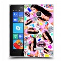 Дизайнерский пластиковый чехол для Microsoft Lumia 435 Ники Минаж