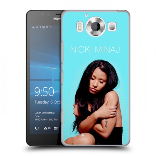 Дизайнерский пластиковый чехол для Microsoft Lumia 950 Ники Минаж