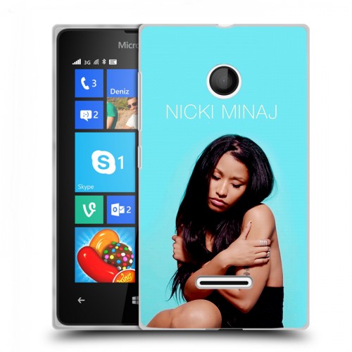 Дизайнерский пластиковый чехол для Microsoft Lumia 435 Ники Минаж