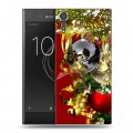 Дизайнерский пластиковый чехол для Sony Xperia XZs Новогодние шары