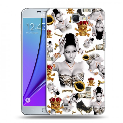 Дизайнерский пластиковый чехол для Samsung Galaxy Note 2 Ники Минаж