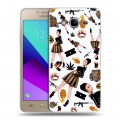 Дизайнерский силиконовый с усиленными углами чехол для Samsung Galaxy J2 Prime Ники Минаж