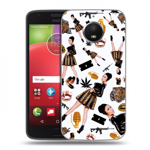 Дизайнерский пластиковый чехол для Motorola Moto E4 Plus Ники Минаж