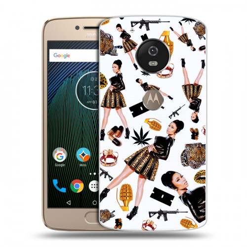 Дизайнерский силиконовый чехол для Motorola Moto G5s Ники Минаж