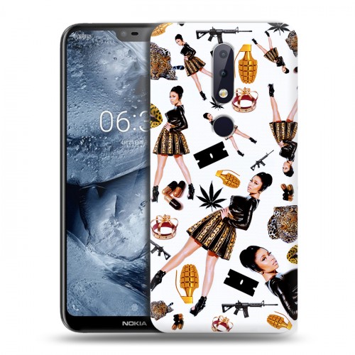 Дизайнерский пластиковый чехол для Nokia 6.1 Plus Ники Минаж