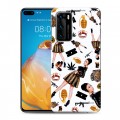 Дизайнерский пластиковый чехол для Huawei P40 Ники Минаж