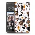 Дизайнерский пластиковый чехол для HTC Desire 700 Ники Минаж