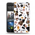 Дизайнерский пластиковый чехол для HTC Desire 516 Ники Минаж