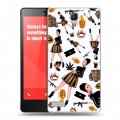 Дизайнерский силиконовый чехол для Xiaomi RedMi Note Ники Минаж