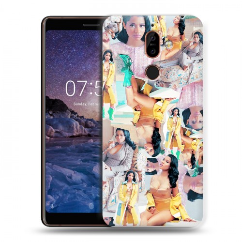 Дизайнерский пластиковый чехол для Nokia 7 Plus Ники Минаж