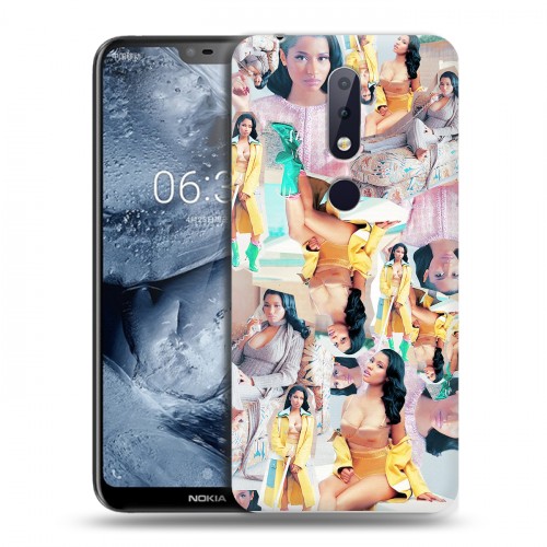 Дизайнерский пластиковый чехол для Nokia 6.1 Plus Ники Минаж