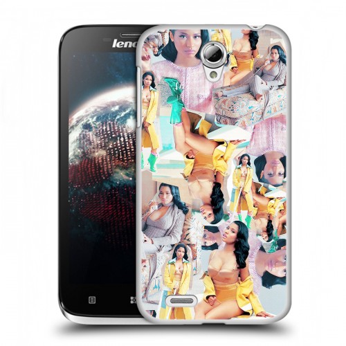 Дизайнерский пластиковый чехол для Lenovo A859 Ideaphone Ники Минаж