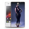 Дизайнерский пластиковый чехол для Sony Xperia E Ники Минаж