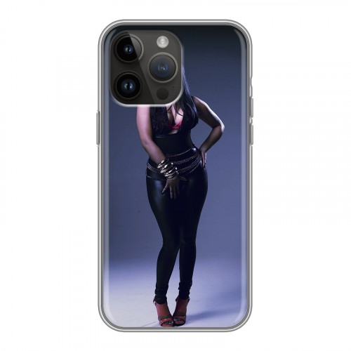 Дизайнерский силиконовый чехол для Iphone 14 Pro Max Ники Минаж