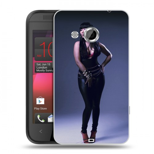 Дизайнерский пластиковый чехол для HTC Desire 200 Ники Минаж