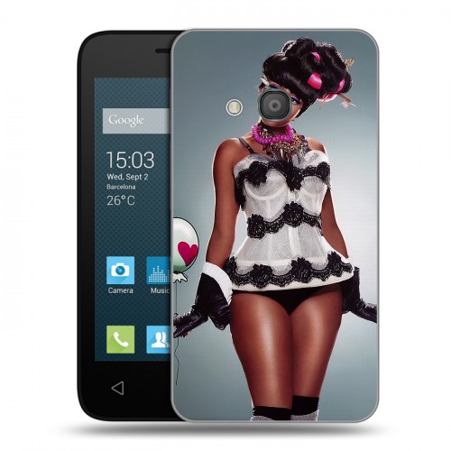 Дизайнерский силиконовый чехол для Alcatel One Touch Pixi 4 (4) Ники Минаж