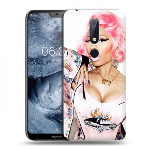 Дизайнерский силиконовый чехол для Nokia 6.1 Plus Ники Минаж