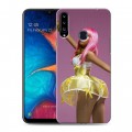 Дизайнерский пластиковый чехол для Samsung Galaxy A20s Ники Минаж