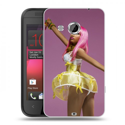Дизайнерский пластиковый чехол для HTC Desire 200 Ники Минаж