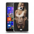 Дизайнерский пластиковый чехол для Microsoft Lumia 540 Ники Минаж