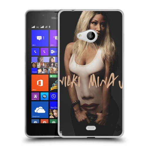 Дизайнерский пластиковый чехол для Microsoft Lumia 540 Ники Минаж