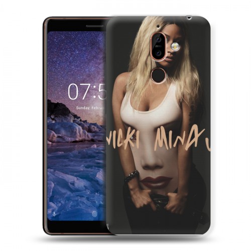 Дизайнерский пластиковый чехол для Nokia 7 Plus Ники Минаж