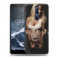 Дизайнерский пластиковый чехол для Nokia 5.1 Ники Минаж