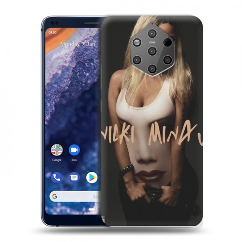 Дизайнерский силиконовый чехол для Nokia 9 PureView Ники Минаж