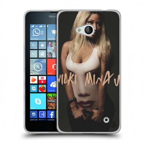Дизайнерский пластиковый чехол для Microsoft Lumia 640 Ники Минаж