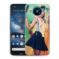 Дизайнерский силиконовый чехол для Nokia 8.3 Ники Минаж