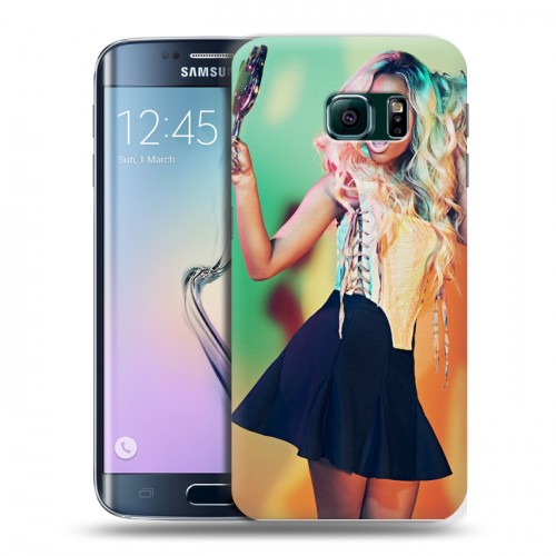 Дизайнерский силиконовый чехол для Samsung Galaxy S6 Edge Ники Минаж