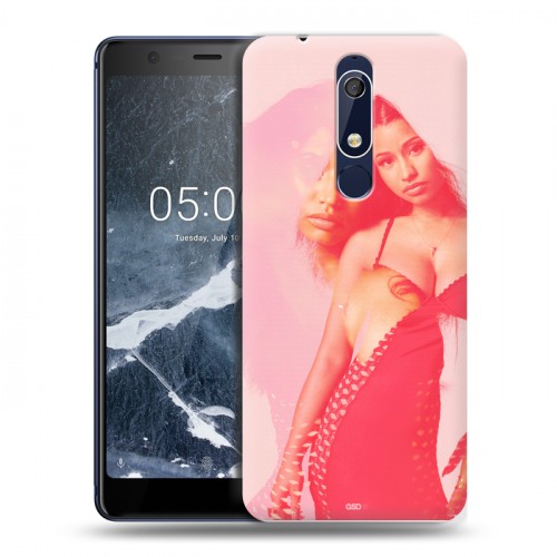 Дизайнерский пластиковый чехол для Nokia 5.1 Ники Минаж